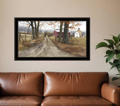 The Road Home 9 Black Framed Print Wall Art - Homeroots