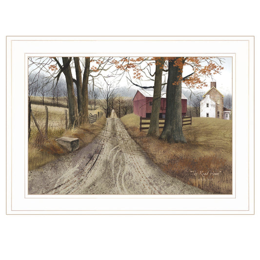 The Road Home 1 White Framed Print Wall Art - Homeroots
