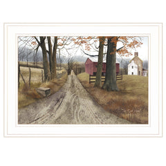 The Road Home 1 White Framed Print Wall Art - Homeroots