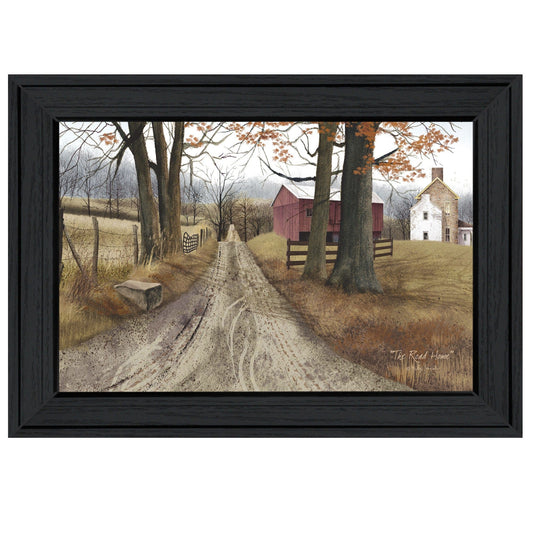 The Road Home 2 Black Framed Print Wall Art - Homeroots