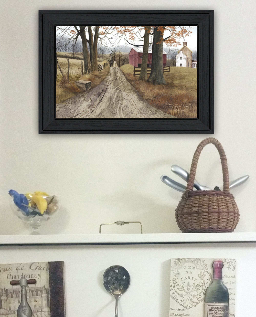 The Road Home 2 Black Framed Print Wall Art - Homeroots - Flyclothing LLC