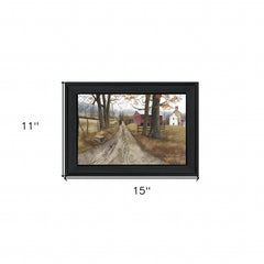 The Road Home 2 Black Framed Print Wall Art - Homeroots