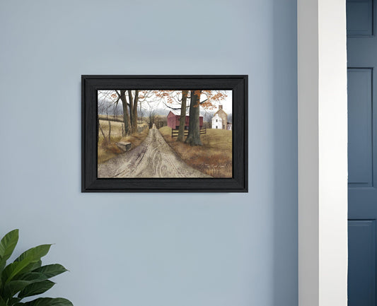 The Road Home 2 Black Framed Print Wall Art - Homeroots