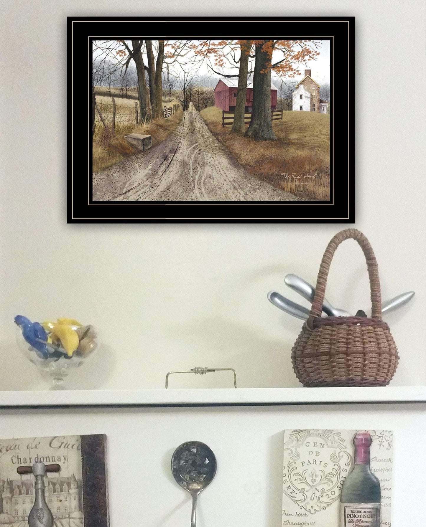 The Road Home 3 Black Framed Print Wall Art - Homeroots - Flyclothing LLC