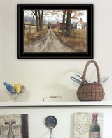 The Road Home 3 Black Framed Print Wall Art - Homeroots - Flyclothing LLC
