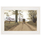 Headin Home 1 White Framed Print Wall Art - Homeroots
