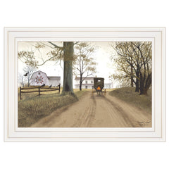 Headin Home 1 White Framed Print Wall Art - Homeroots
