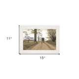 Headin Home 1 White Framed Print Wall Art - Homeroots - Flyclothing LLC