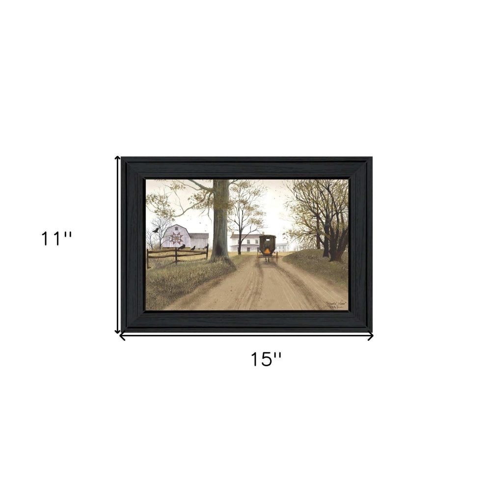 Headin Home 2 Black Framed Print Wall Art - Homeroots - Flyclothing LLC