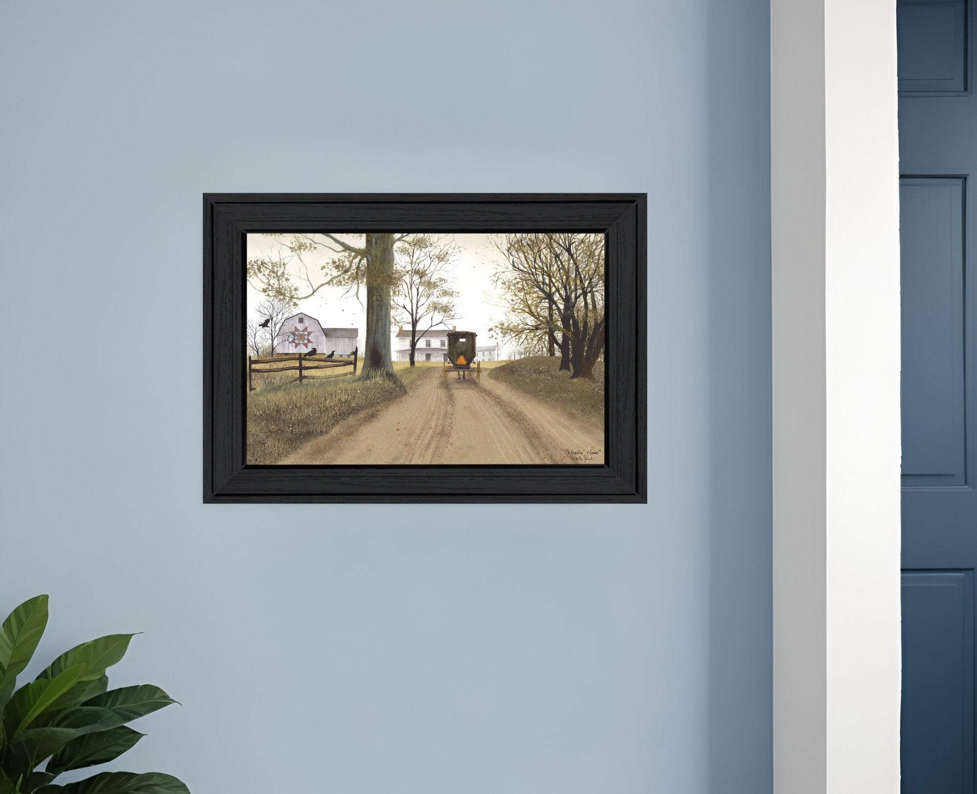 Headin Home 2 Black Framed Print Wall Art - Homeroots - Flyclothing LLC