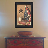 God and Country 2 Black Framed Print Wall Art - Homeroots - Flyclothing LLC
