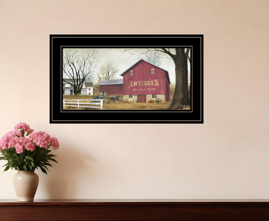Antique Barn 6 Black Framed Print Wall Art - Homeroots