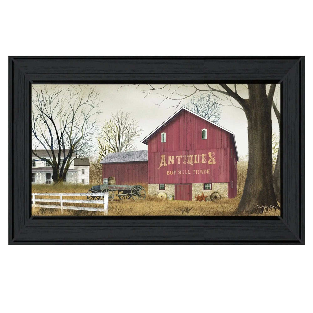 Antique Barn 2 Black Framed Print Wall Art - Homeroots - Flyclothing LLC