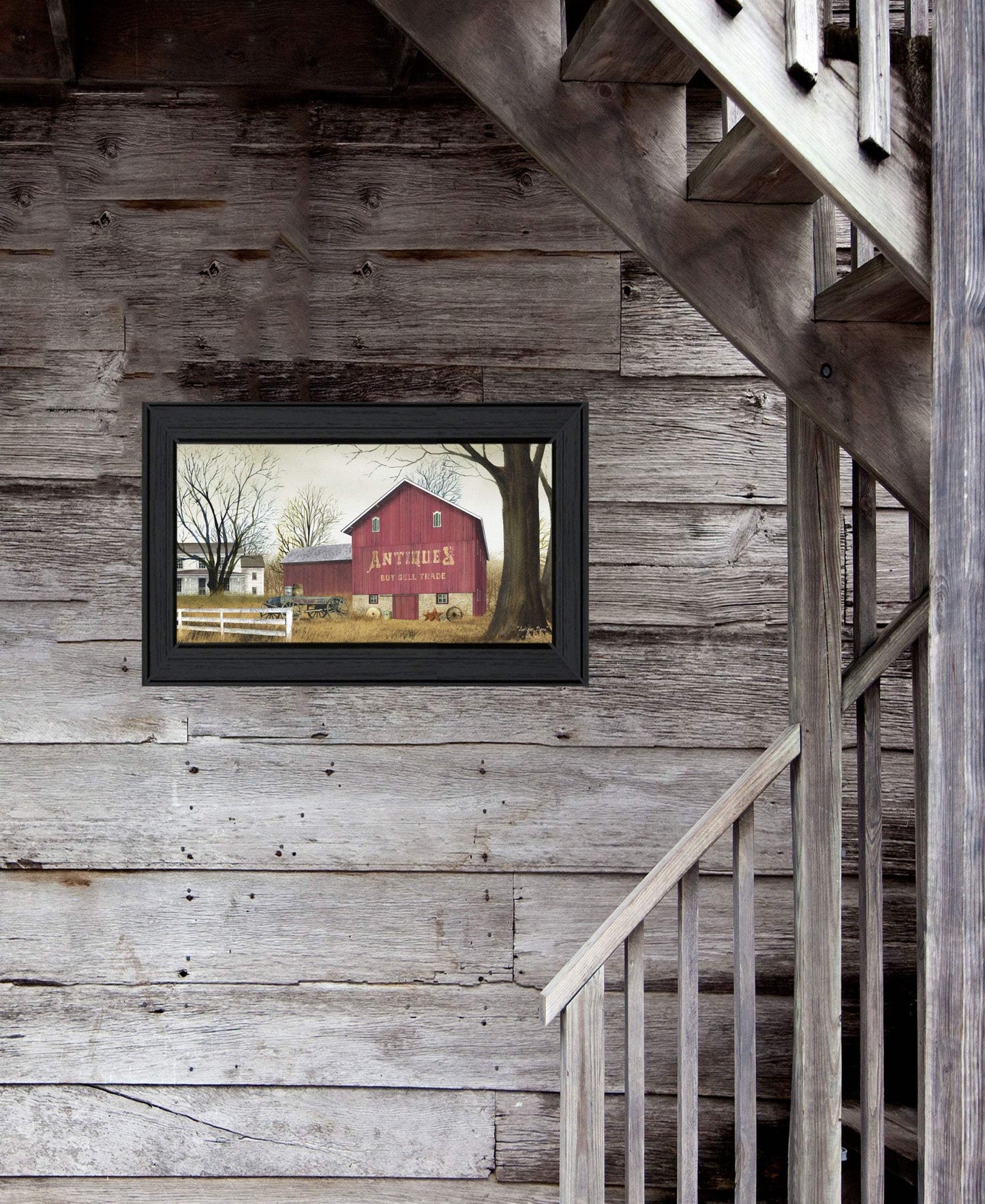 Antique Barn 2 Black Framed Print Wall Art - Homeroots - Flyclothing LLC