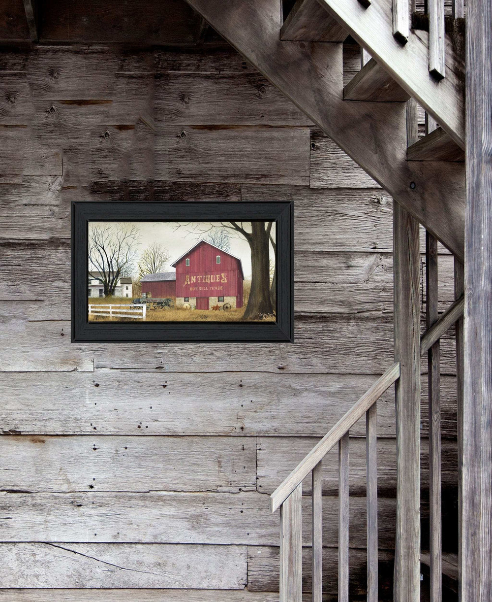 Antique Barn 2 Black Framed Print Wall Art - Homeroots - Flyclothing LLC