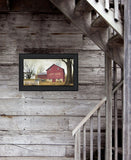 Antique Barn 2 Black Framed Print Wall Art - Homeroots