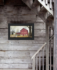 Antique Barn 2 Black Framed Print Wall Art - Homeroots