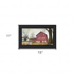 Antique Barn 2 Black Framed Print Wall Art - Homeroots