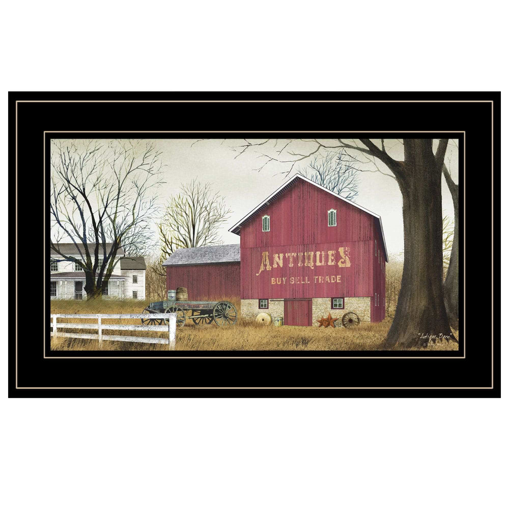Antique Barn 3 Black Framed Print Wall Art - Homeroots - Flyclothing LLC