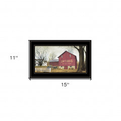 Antique Barn 3 Black Framed Print Wall Art - Homeroots