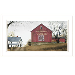 The Quilt Barn 2 White Framed Print Wall Art - Homeroots