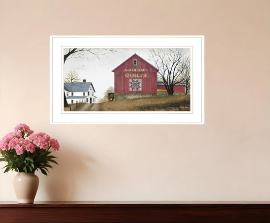 The Quilt Barn 2 White Framed Print Wall Art - Homeroots