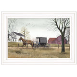 Goin to Market 1 White Framed Print Wall Art - Homeroots