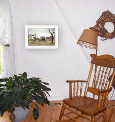 Goin to Market 1 White Framed Print Wall Art - Homeroots