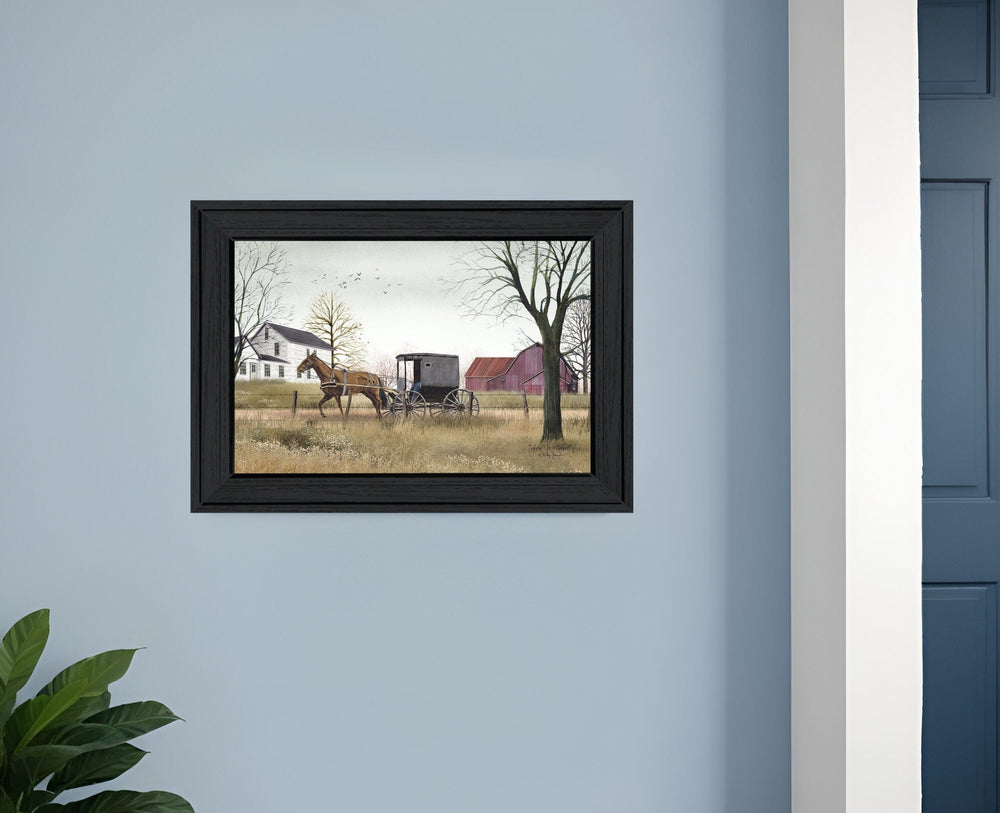 Goin to Market 2 Black Framed Print Wall Art - Homeroots