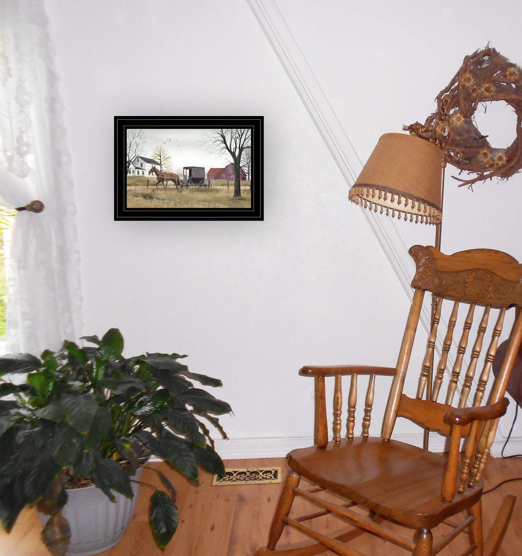 Goin to Market 3 Black Framed Print Wall Art - Homeroots - Flyclothing LLC