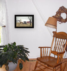 Goin to Market 3 Black Framed Print Wall Art - Homeroots