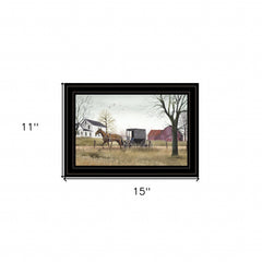 Goin to Market 3 Black Framed Print Wall Art - Homeroots