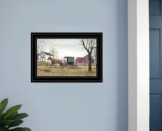 Goin to Market 3 Black Framed Print Wall Art - Homeroots