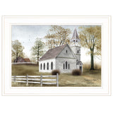 Sunday Go To Meetin 2 White Framed Print Wall Art - Homeroots - Flyclothing LLC