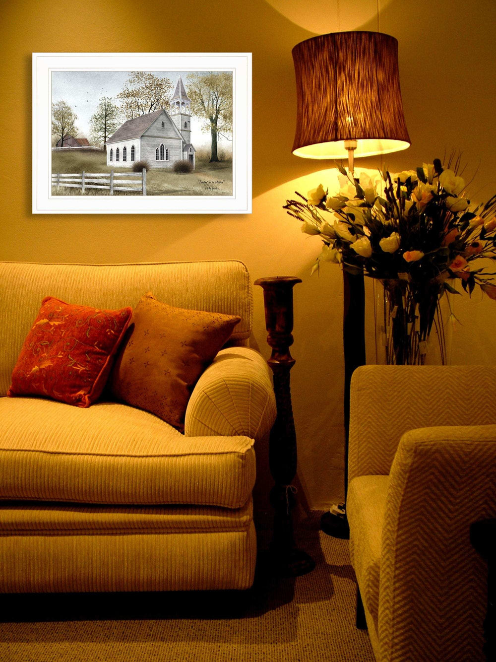 Sunday Go To Meetin 2 White Framed Print Wall Art - Homeroots - Flyclothing LLC