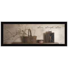 Live Laugh and Love 4 Black Framed Print Wall Art - Homeroots