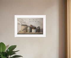 He is the Potter 1 White Framed Print Wall Art - Homeroots