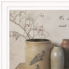 He is the Potter 1 White Framed Print Wall Art - Homeroots