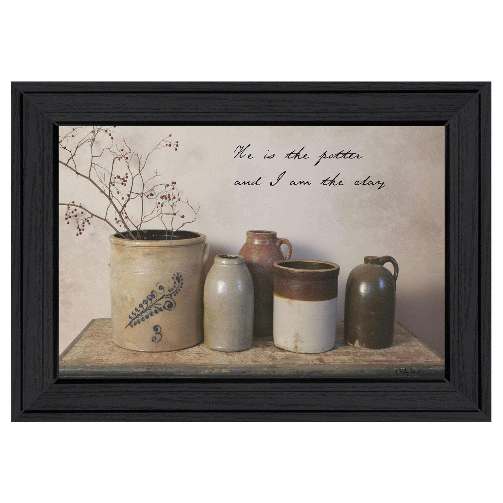 He is the Potter 2 Black Framed Print Wall Art - Homeroots - Flyclothing LLC