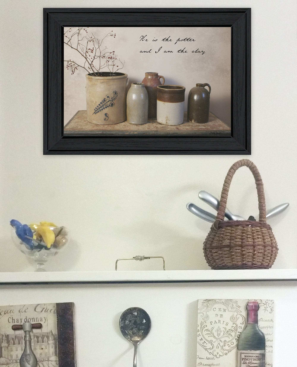 He is the Potter 2 Black Framed Print Wall Art - Homeroots - Flyclothing LLC