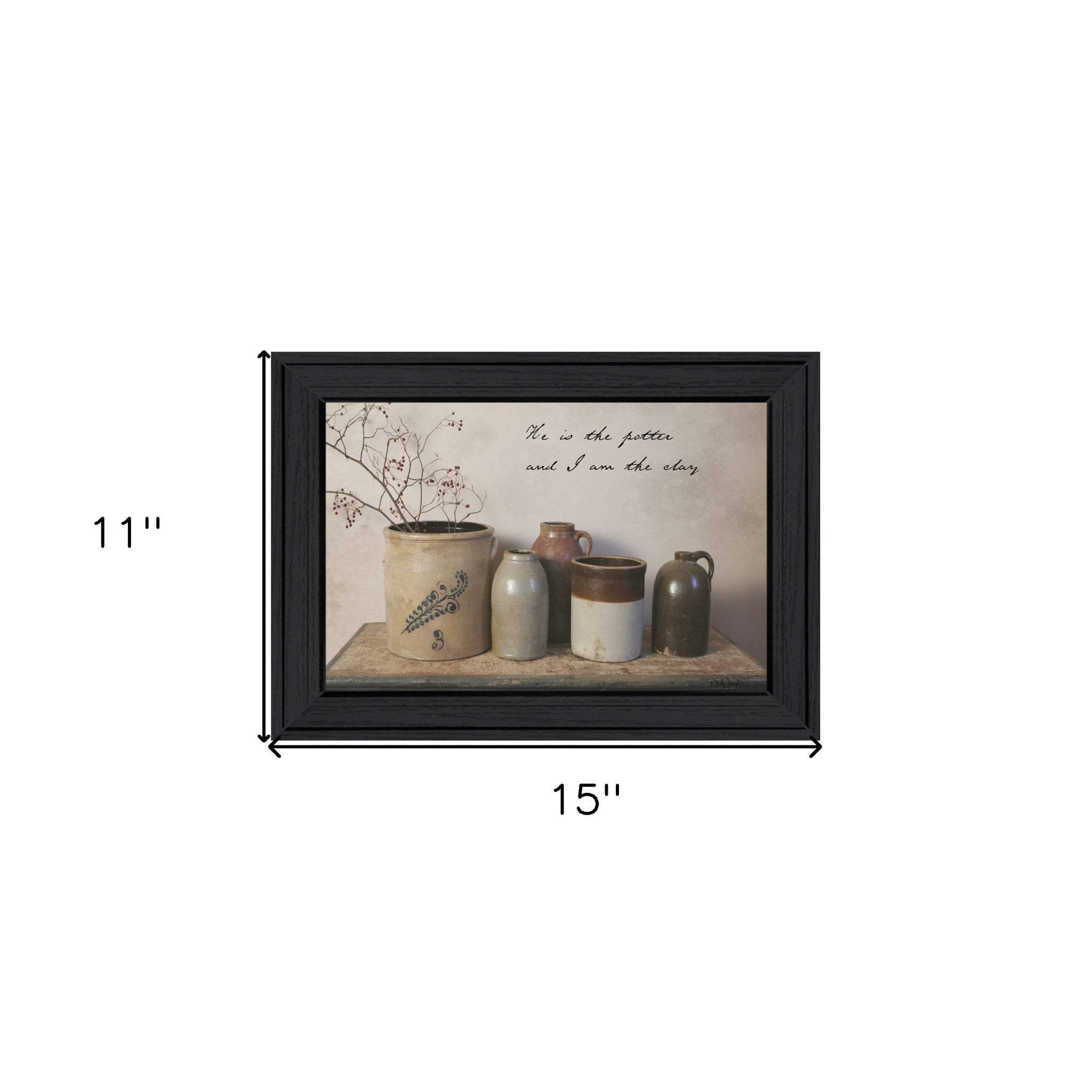 He is the Potter 2 Black Framed Print Wall Art - Homeroots - Flyclothing LLC