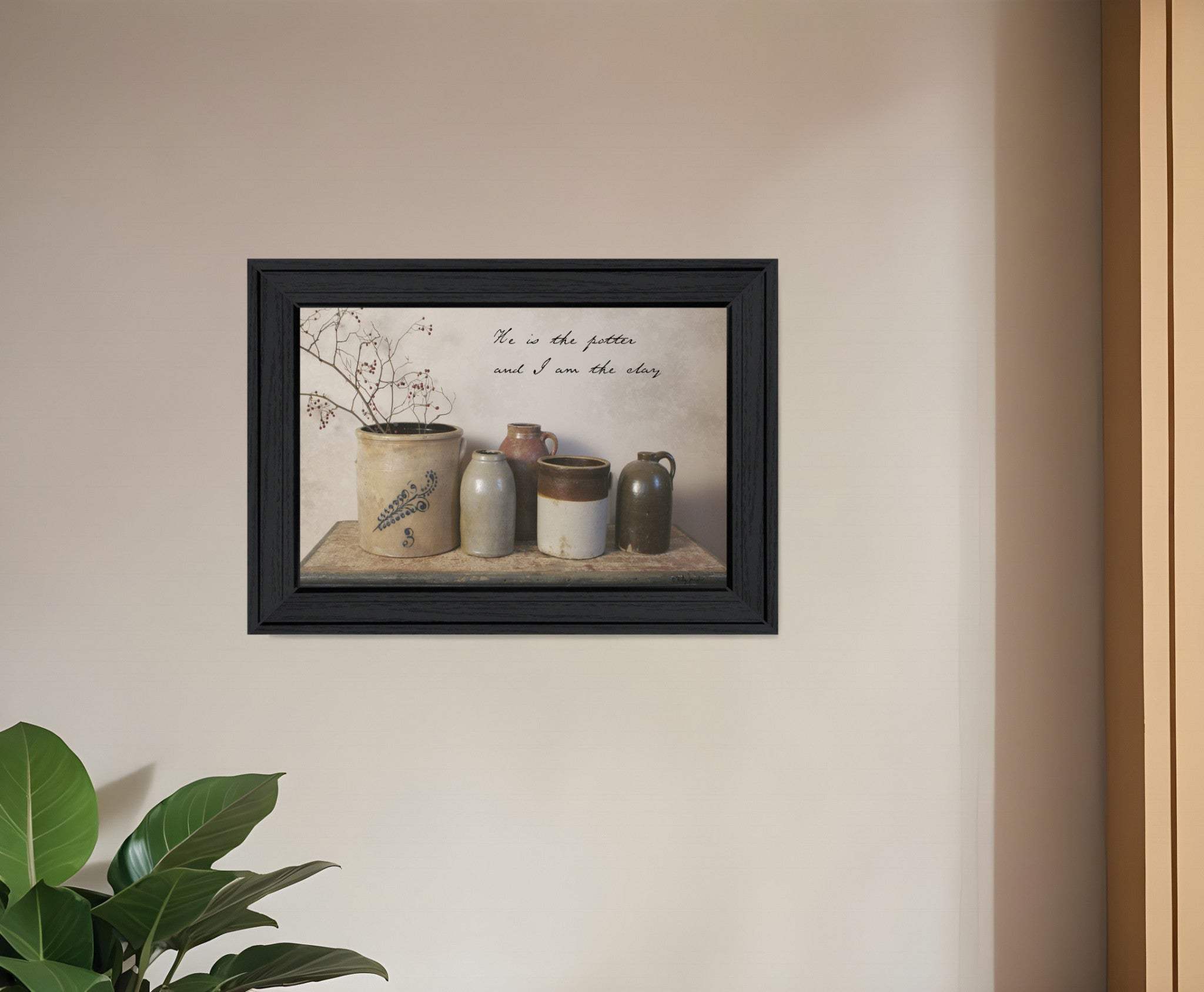 He is the Potter 2 Black Framed Print Wall Art - Homeroots - Flyclothing LLC