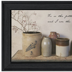 He is the Potter 2 Black Framed Print Wall Art - Homeroots