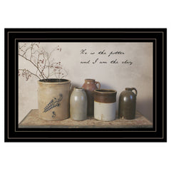 He is the Potter 3 Black Framed Print Wall Art - Homeroots