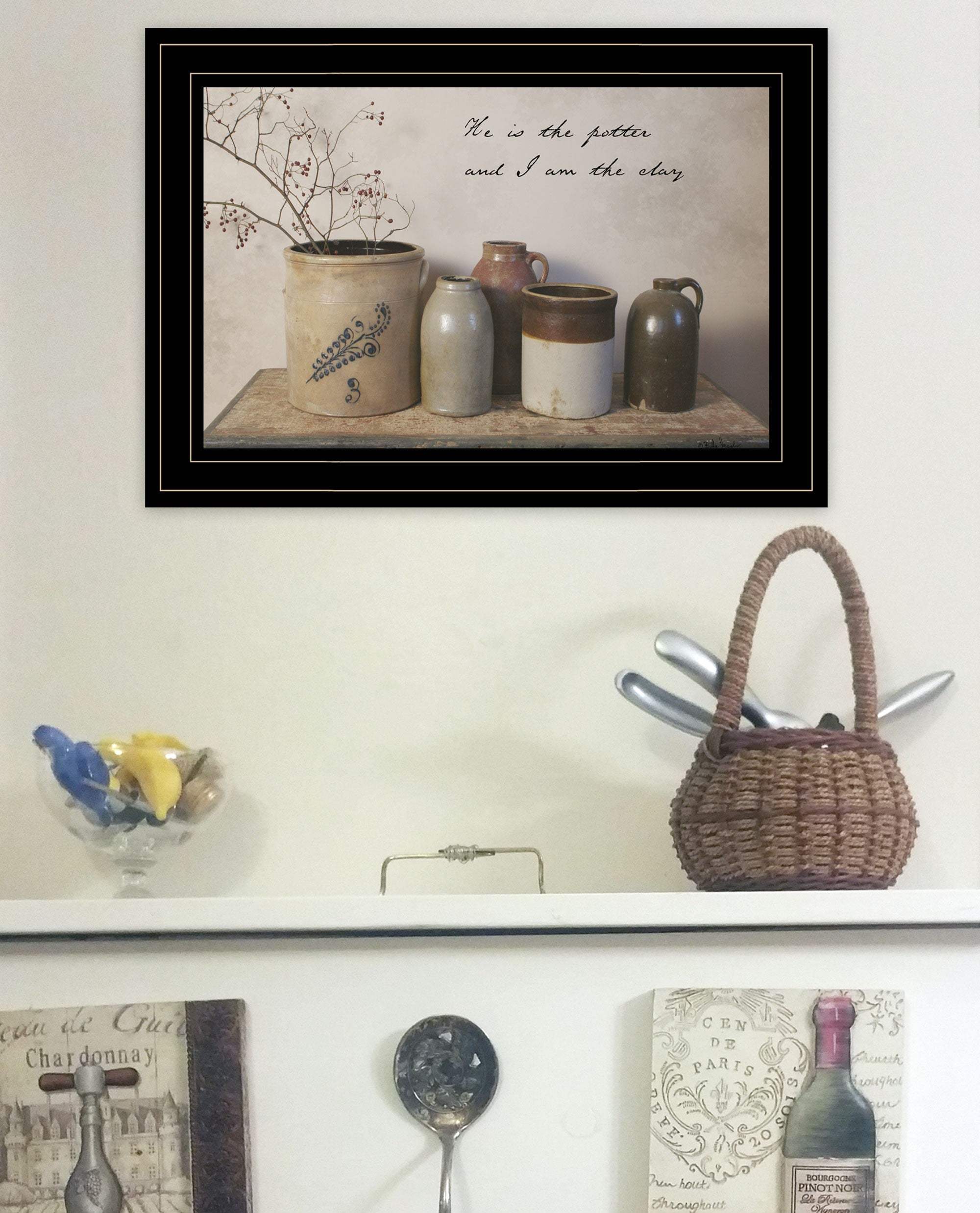 He is the Potter 3 Black Framed Print Wall Art - Homeroots - Flyclothing LLC