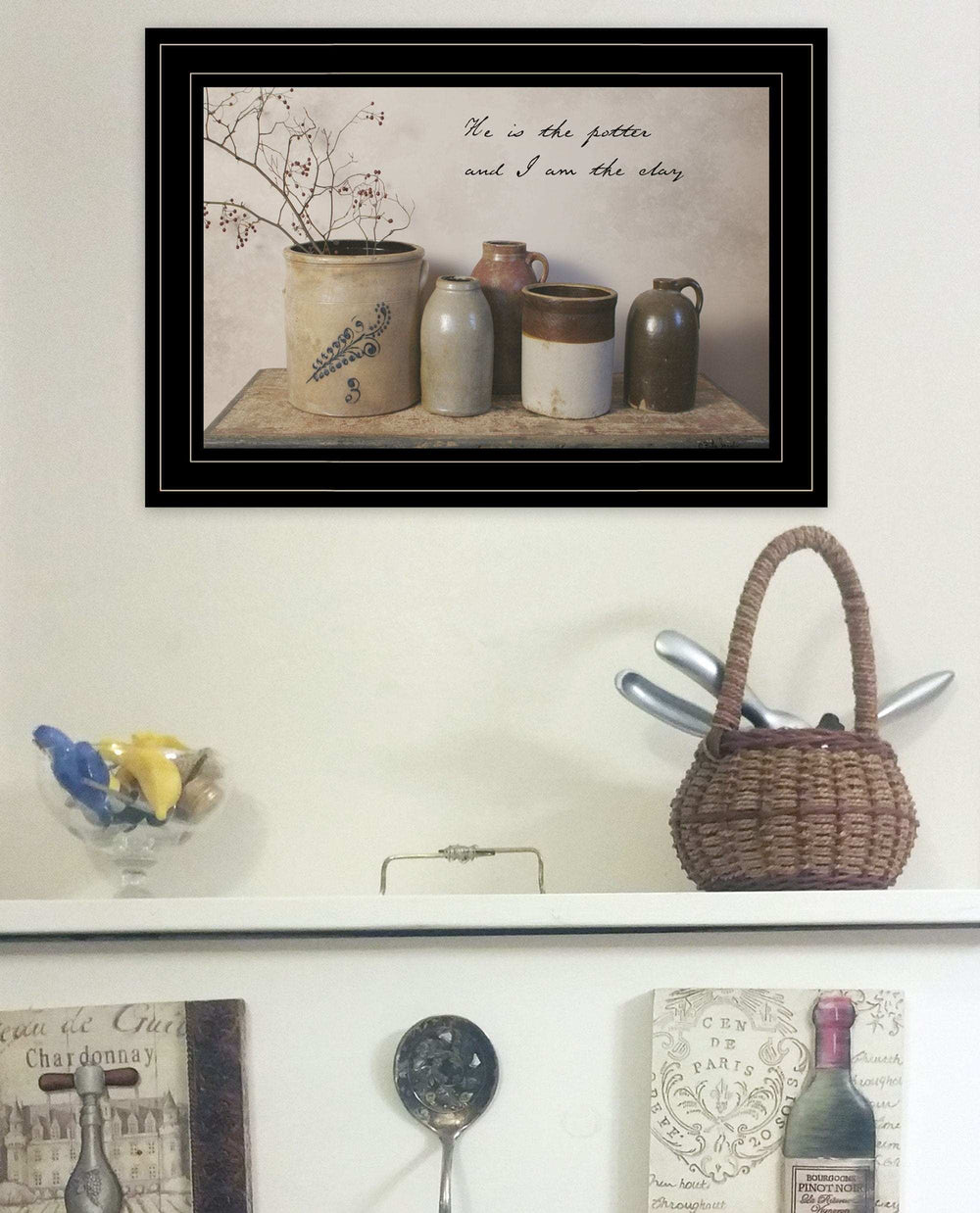 He is the Potter 3 Black Framed Print Wall Art - Homeroots - Flyclothing LLC