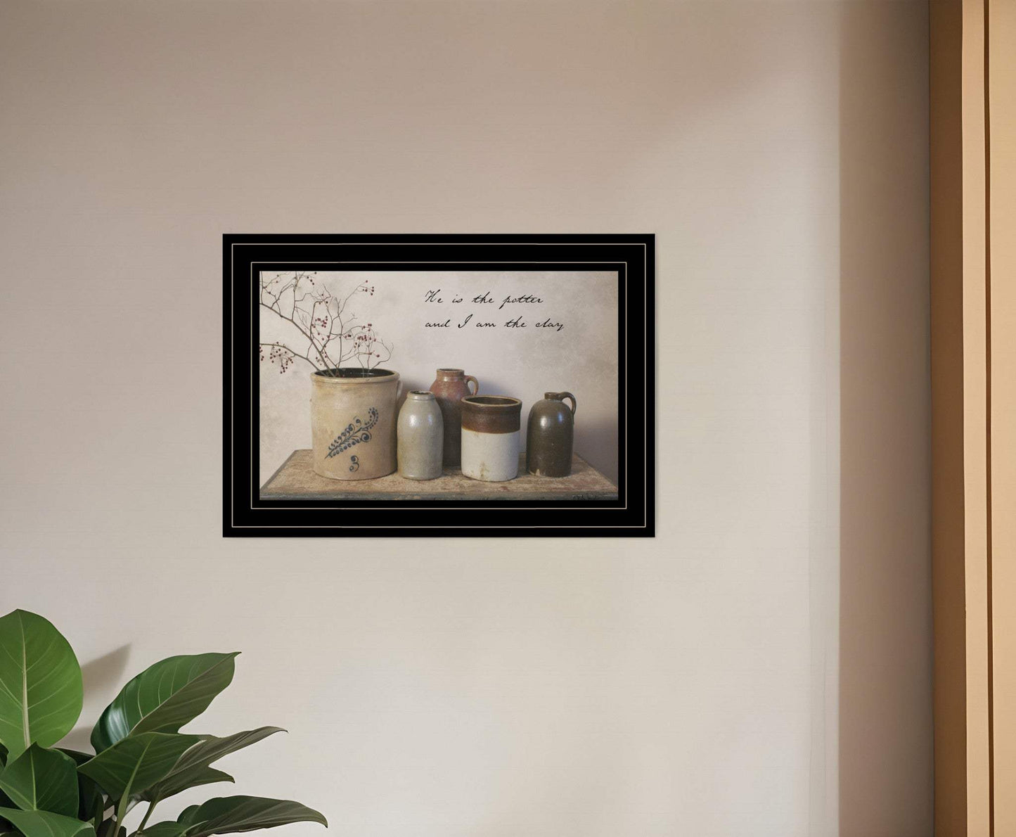 He is the Potter 3 Black Framed Print Wall Art - Homeroots - Flyclothing LLC