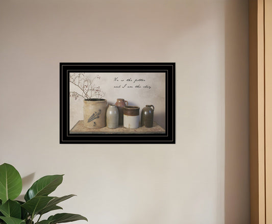 He is the Potter 3 Black Framed Print Wall Art - Homeroots