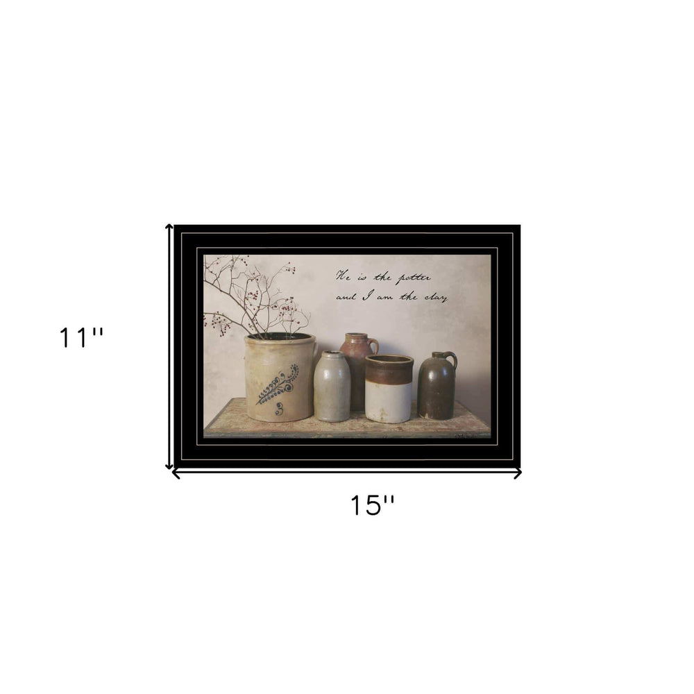 He is the Potter 3 Black Framed Print Wall Art - Homeroots - Flyclothing LLC
