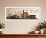 Faith Family Friends 1 White Framed Print Wall Art - Homeroots
